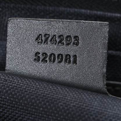 Gucci Soft GG Supreme Monogram Web Belt Bag Black Grey 7 of 10