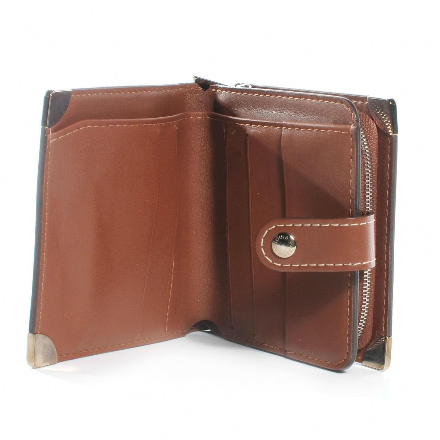 Suhali Compact Zipped Wallet Sienne