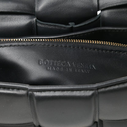 Bottega Veneta Lambskin Maxi Intreccio Padded Chain Cassette Crossbody Bag Black 6 of 8