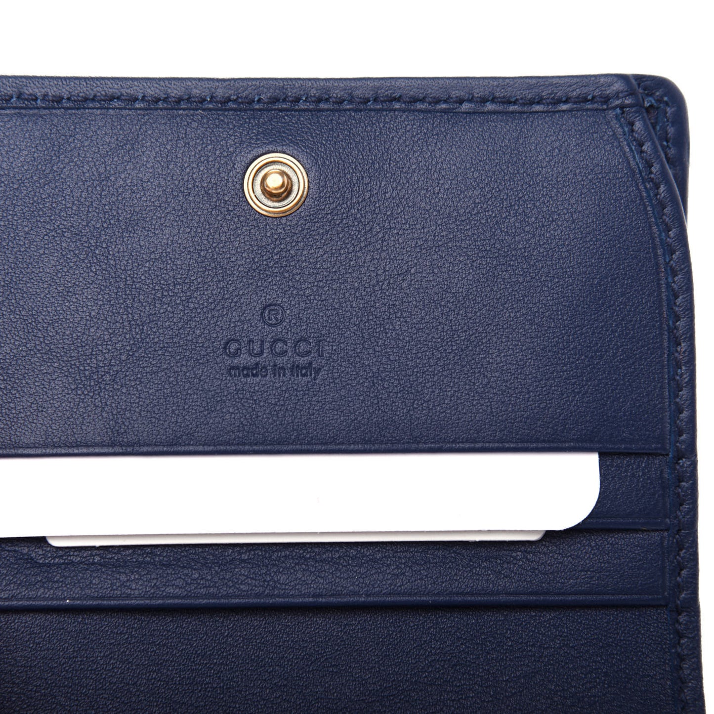 Canvas Flora Floral Trapuntata Zumi Card Case Wallet Great White Multicolor Blue Agata