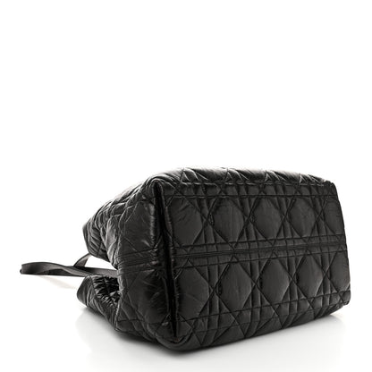 Christian Dior Crinkled Calfskin Macrocannage Large Toujours Black 5 of 12