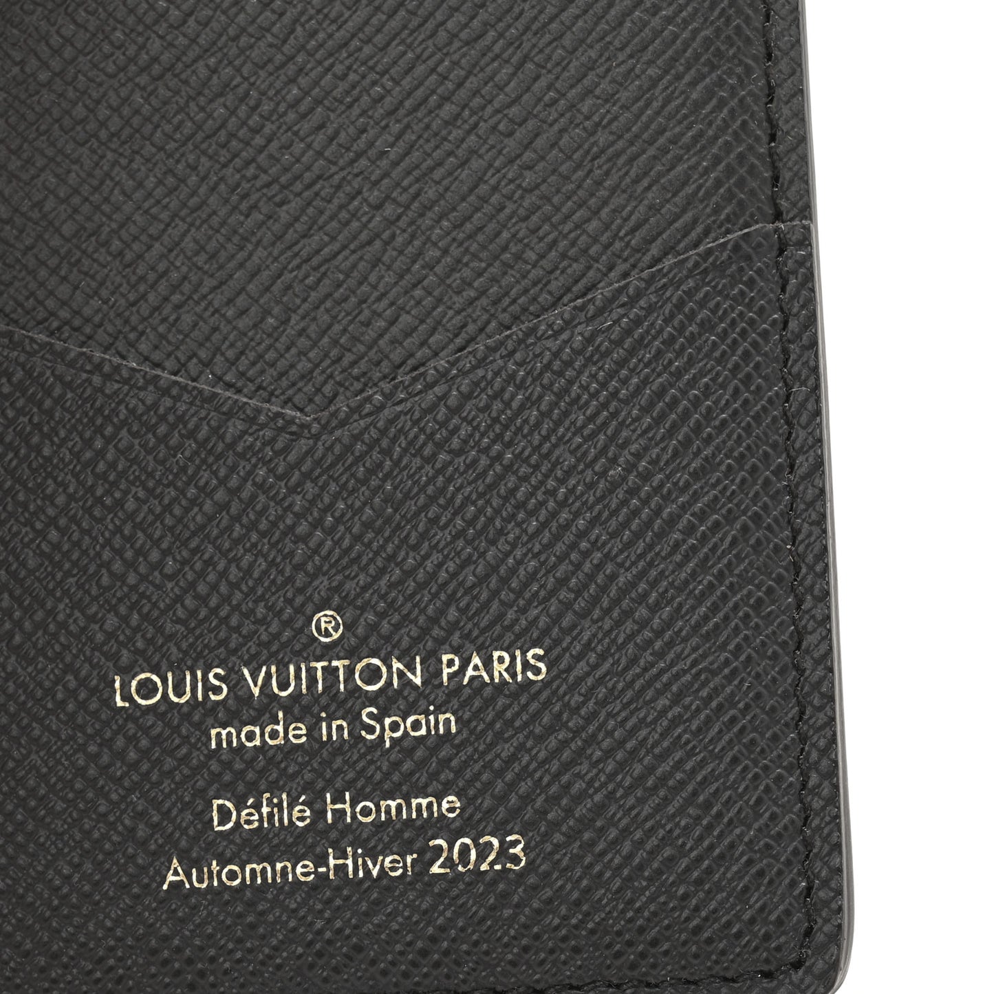 Monogram Portrait Pocket Organizer Brown