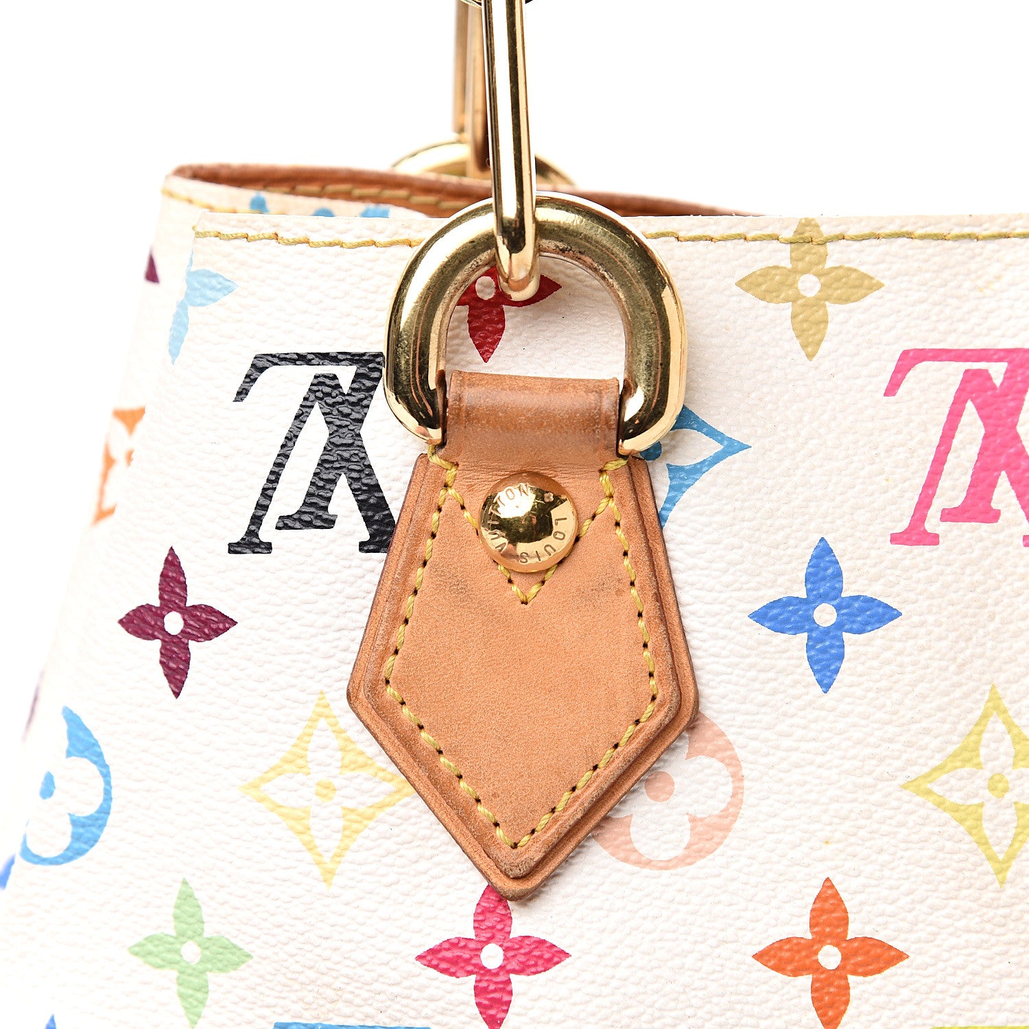 Louis Vuitton Monogram Multicolor Audra White 10 of 14