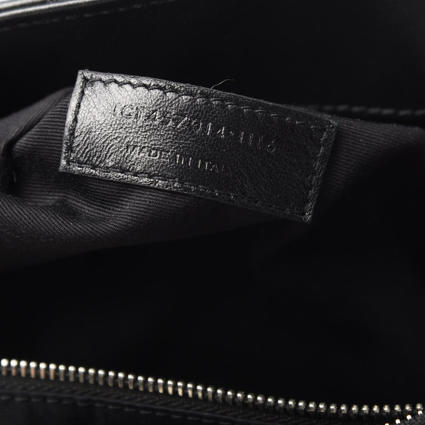 Calfskin Y Quilted Monogram Large Loulou Chain Satchel Black