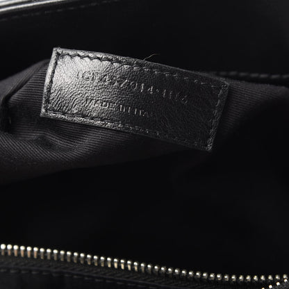 Saint Laurent Calfskin Y Quilted Monogram Large Loulou Chain Satchel Black 7 of 13