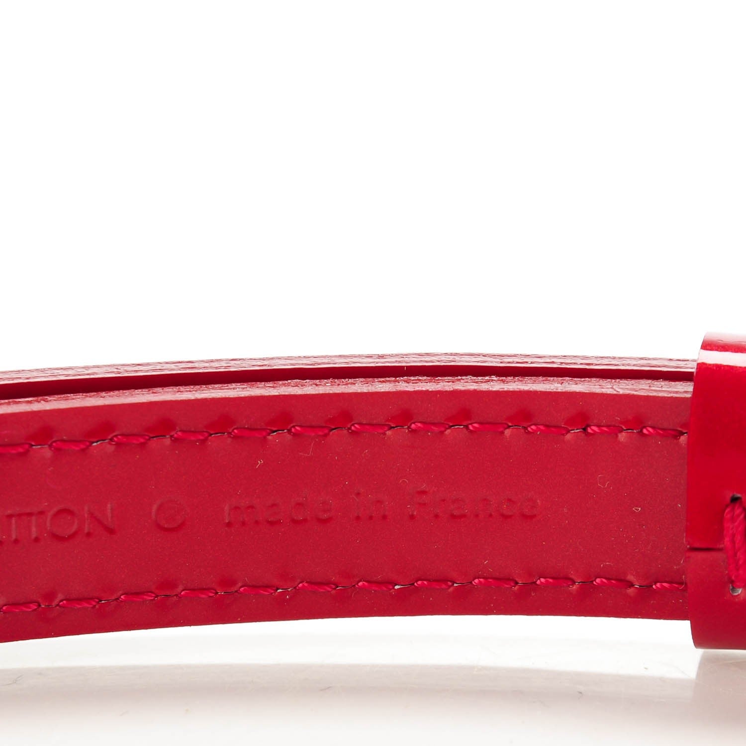 Louis Vuitton Patent 16mm Adjustable Shoulder Strap Pomme D'Amour 5 of 6