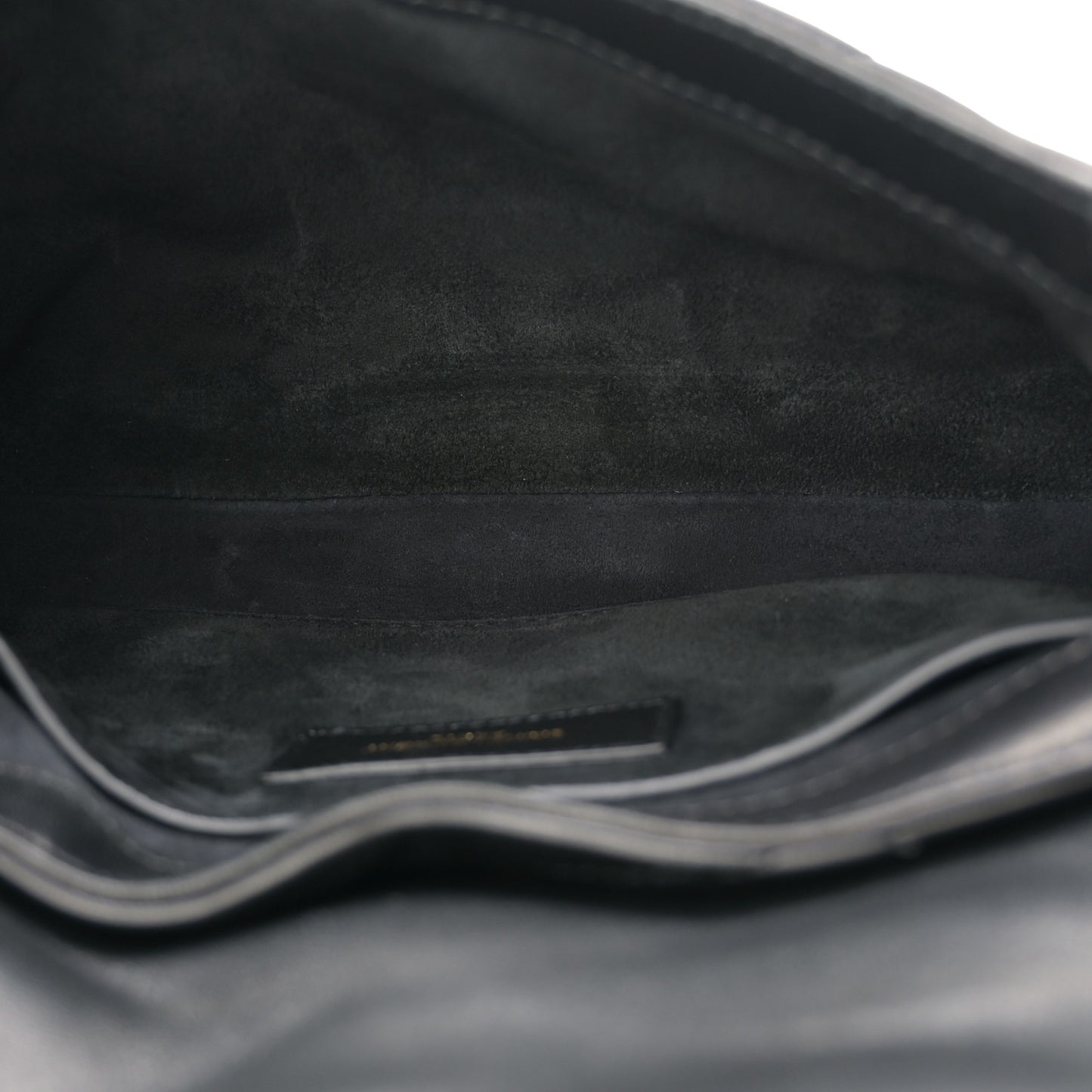 Lambskin Quilted Le 57 Diamond Shoulder Bag Black