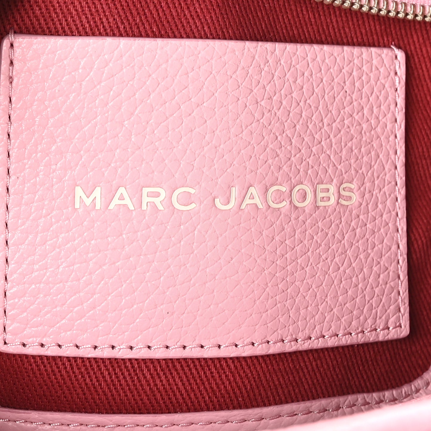 Grained Calfskin Small The Tote Bag Ribbon Pink
