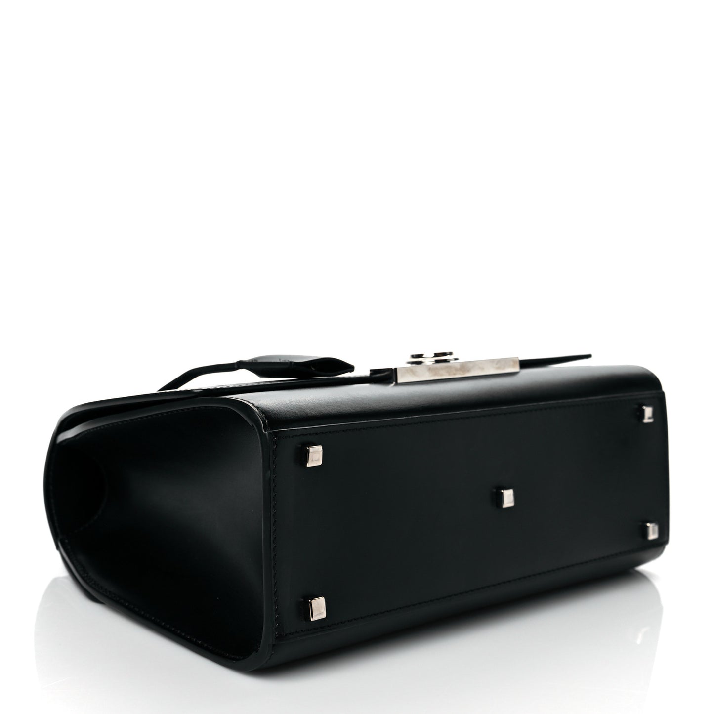 Box Calfskin Rejane PM Black