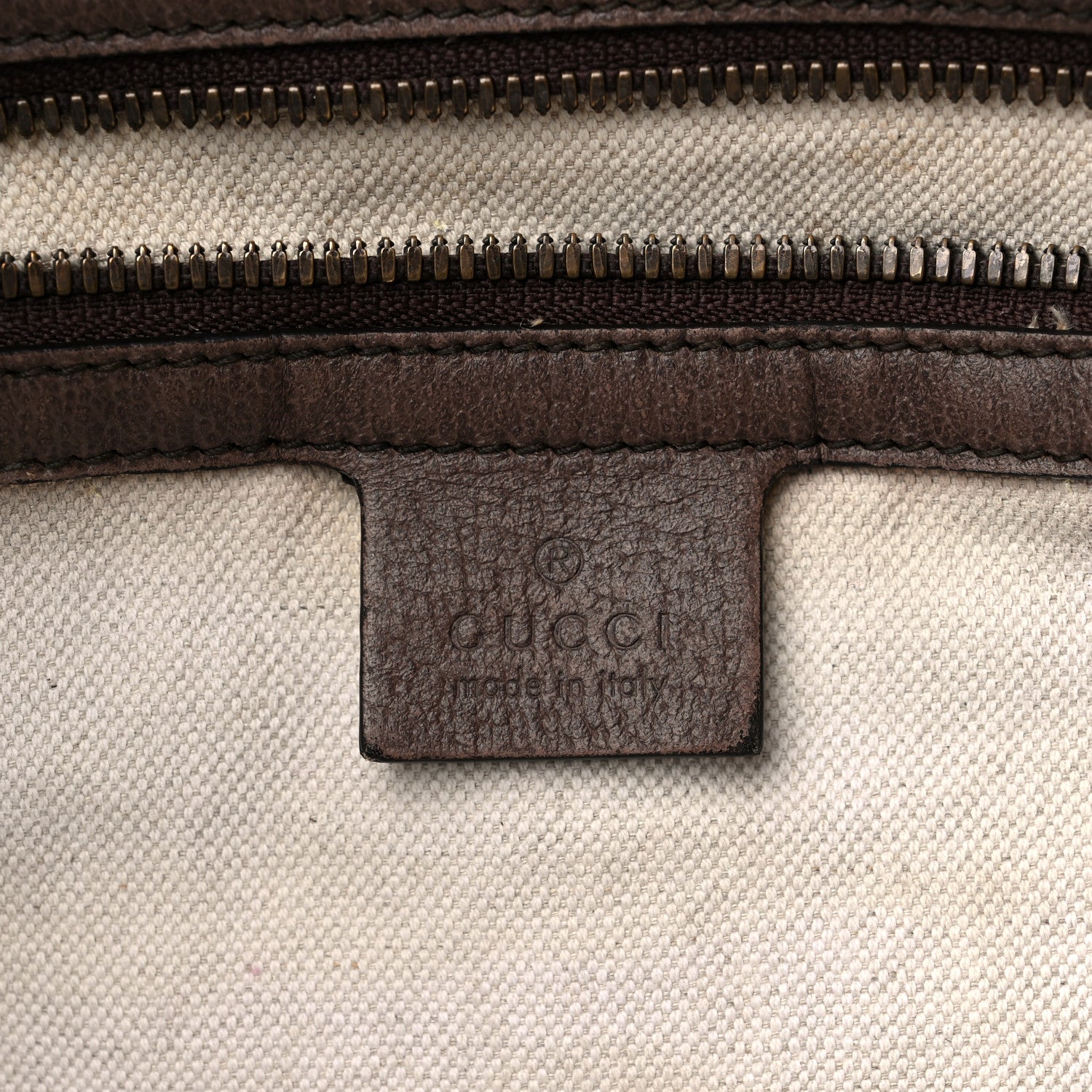 Gucci GG Supreme Monogram Web Ophidia Half Moon Hobo Brown 6 of 14