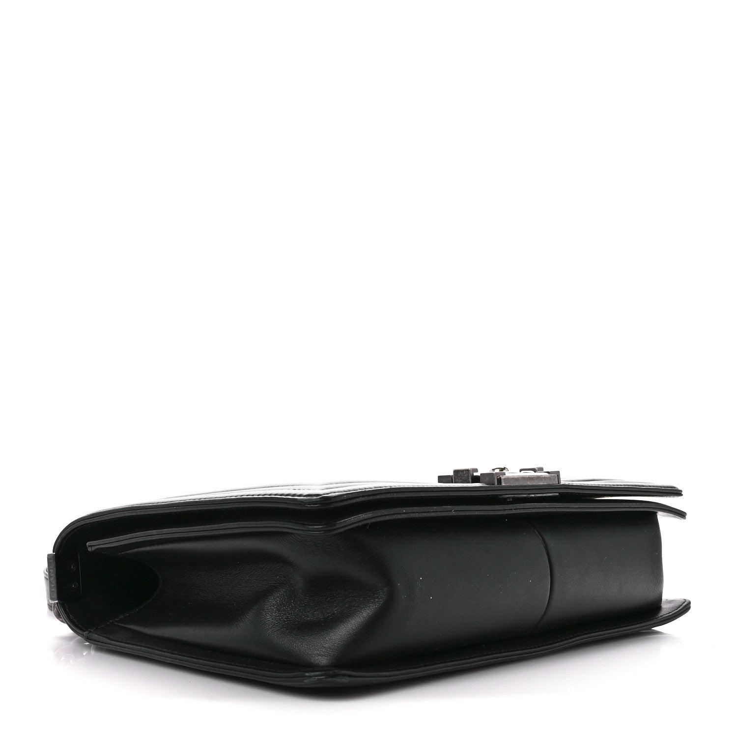 Chanel Calfskin Horizontal Quilted New Medium Boy Flap Black 4 of 10