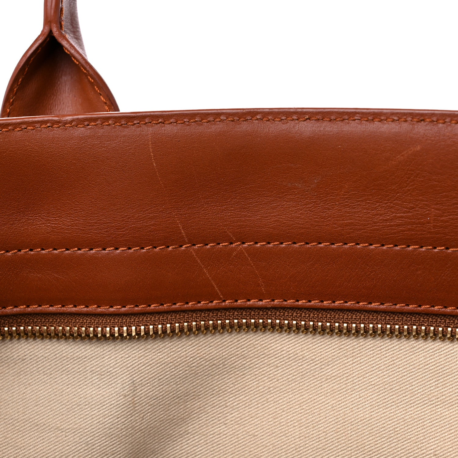 Chloe Calfskin Large Alice Satchel Husky White Tan 12 of 14