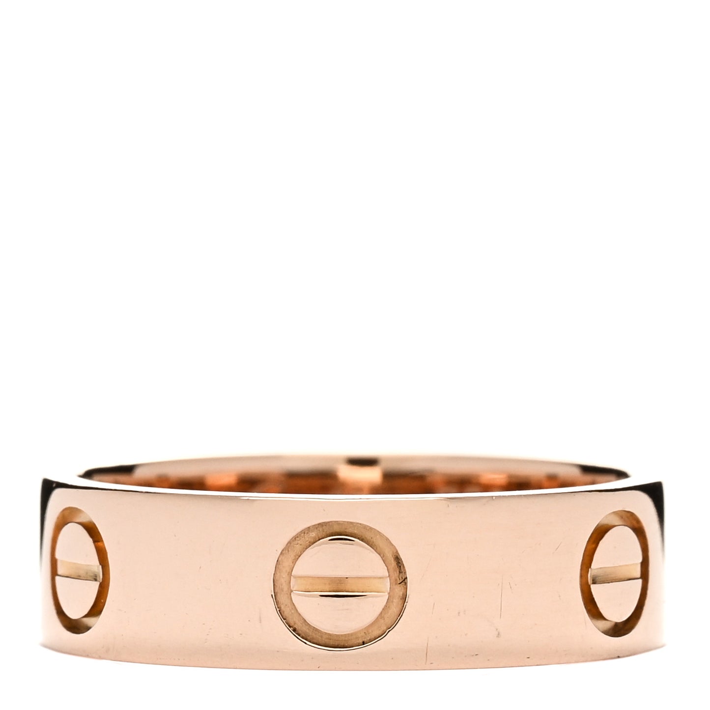 18K Pink Gold 5.5mm LOVE Ring 53 6.5