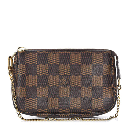 Louis Vuitton Damier Ebene Mini Pochette Accessories 1 of 8