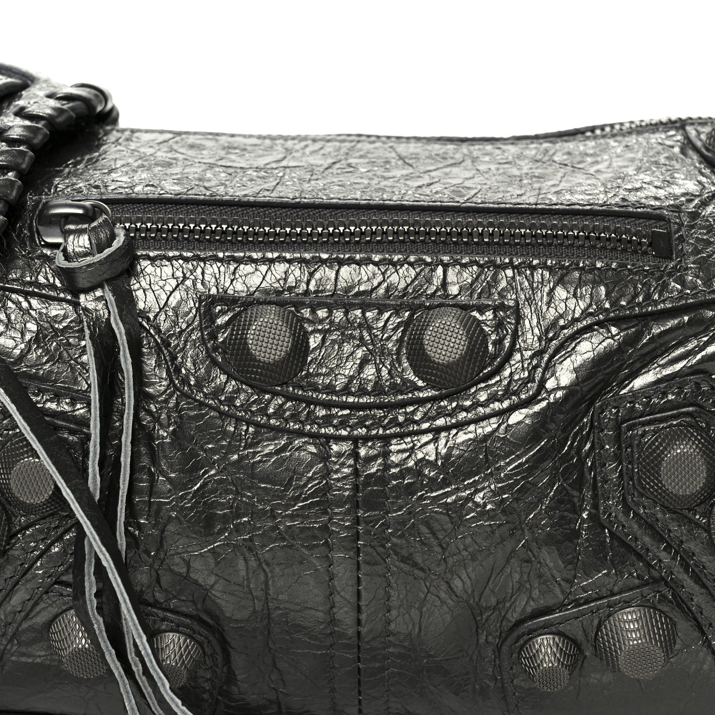 Agneau Arena Le Cagole Cylinder Bag Steel Grey