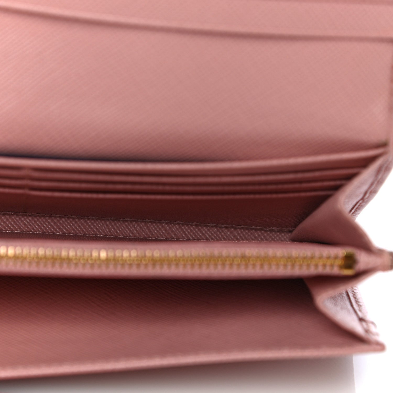 Prada Saffiano Metal Continental Flap Wallet Orchidea 7 of 18