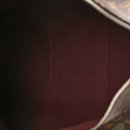 Louis Vuitton Monogram Macassar Keepall Bandouliere 55 4 of 12