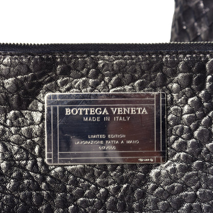 Bottega Veneta Metallic Nappa Intrecciato Medium Moon Cabat 6 of 8