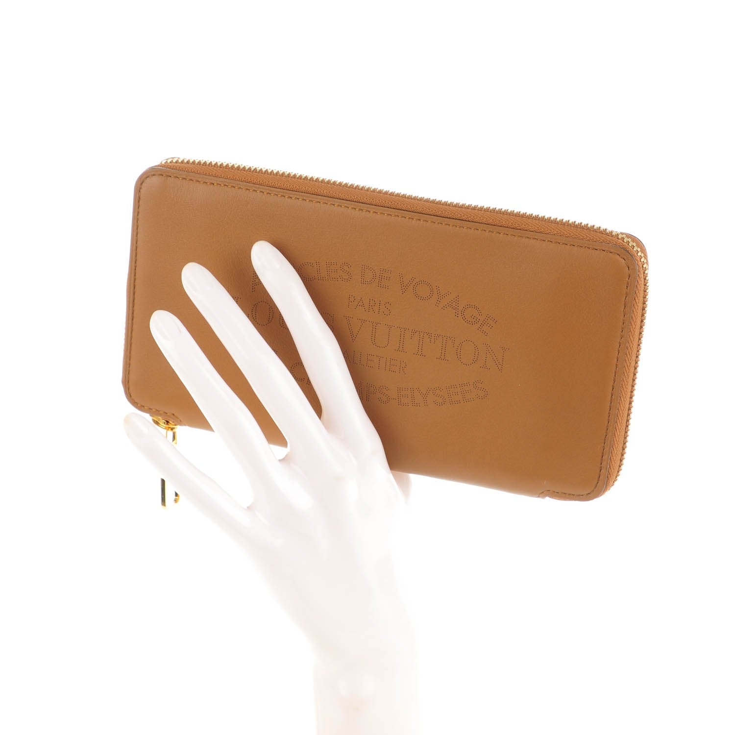 Louis Vuitton Veau Soie Iena Wallet Noisette 2 of 7
