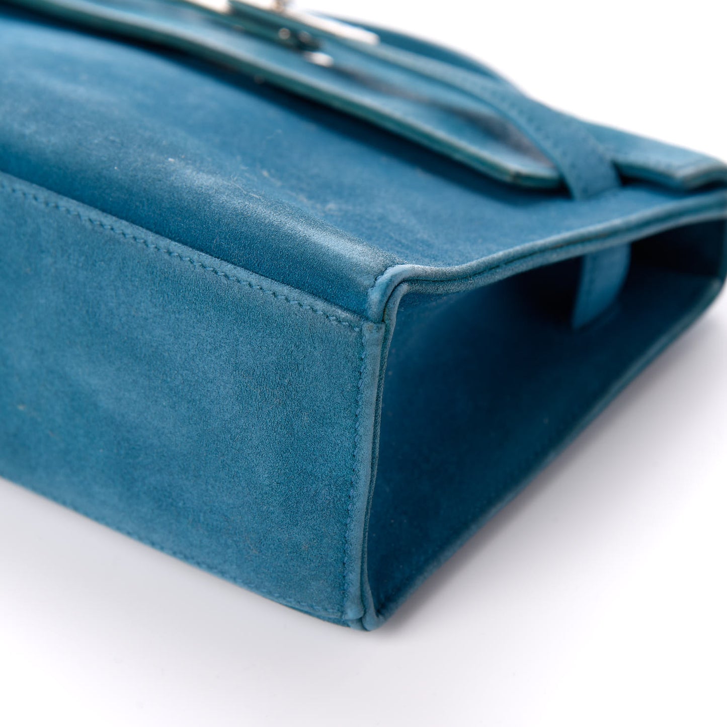 Veau Doblis Kelly Pochette Turquoise