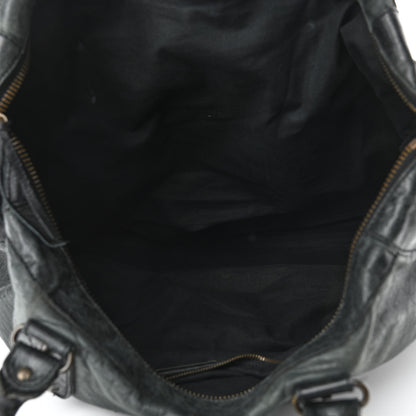 Balenciaga Agneau Classic Hardware Weekender Black 5 of 17