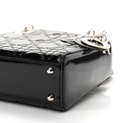 Christian Dior Patent Cannage Mini Lady Dior Black 9 of 9