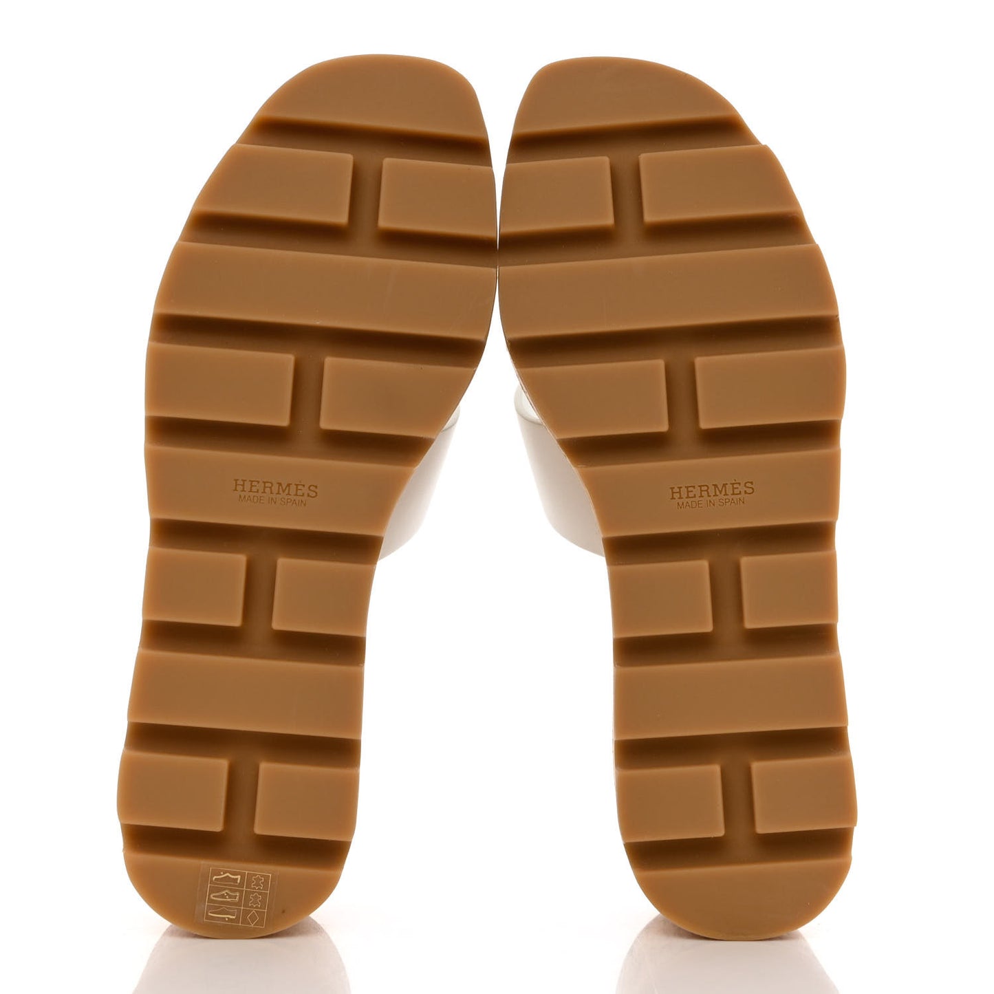 Calfskin Cork Eze 30 Sandals 35 White