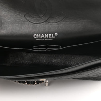 Chanel Caviar Quilted Medium Double Flap Black 7 of 9