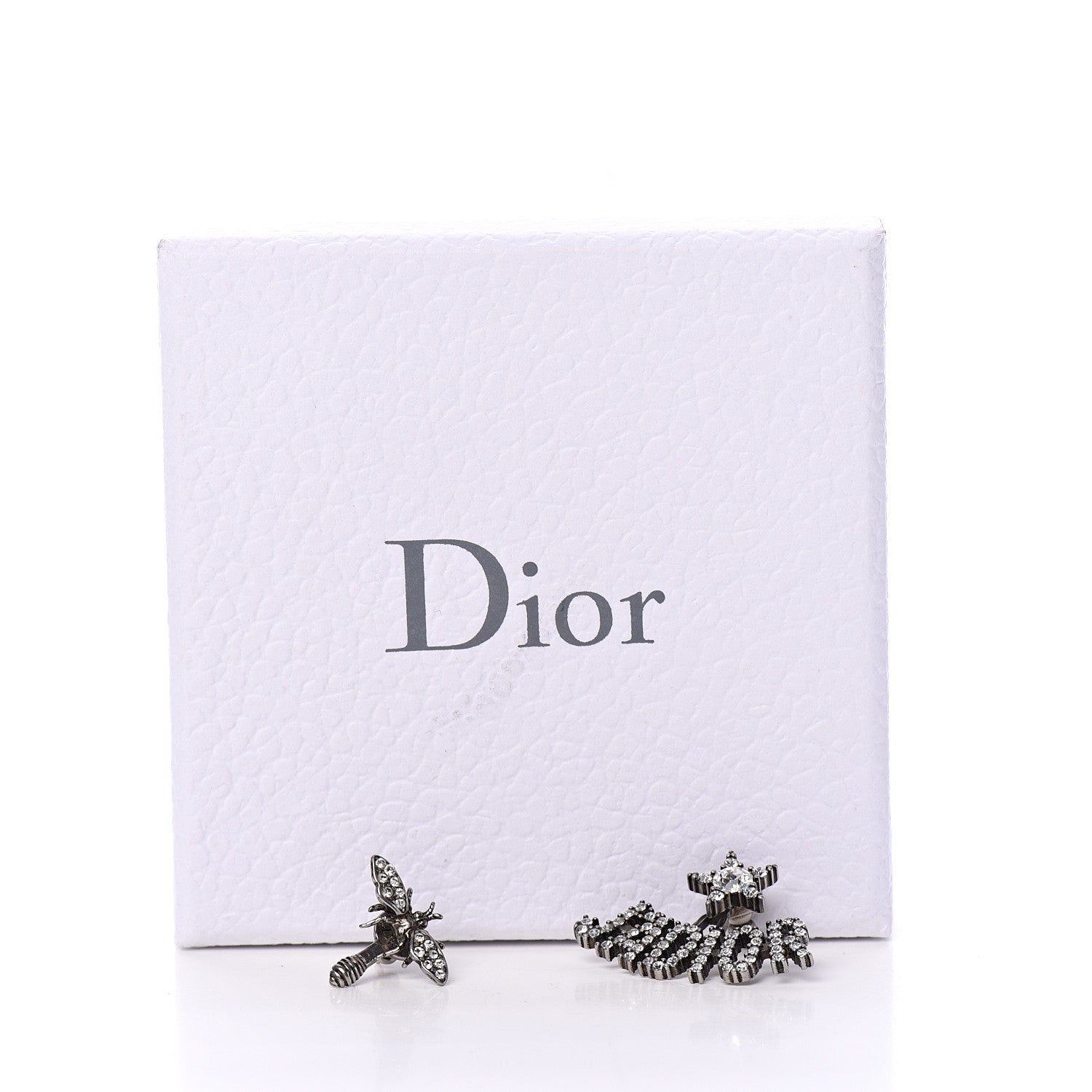 Christian Dior Palladium Crystal J'adior Earrings 5 of 5
