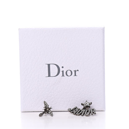 Christian Dior Palladium Crystal J'adior Earrings 5 of 5