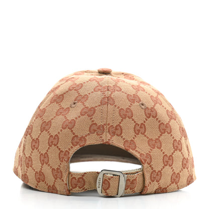 Gucci X MLB Monogram NY Yankees Baseball Hat 57-61 Beige Ruggine 6 of 8