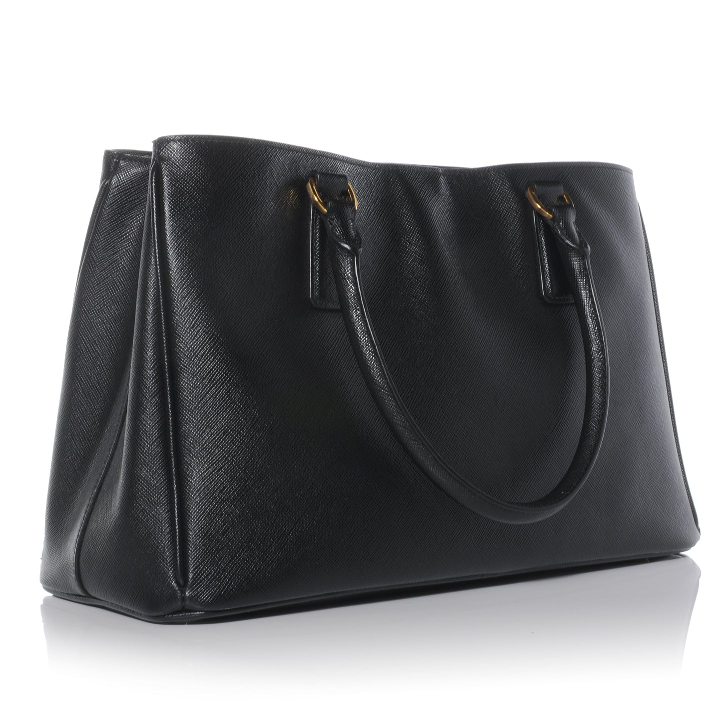 Saffiano Lux Small Tote Nero Black