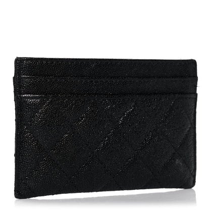 Chanel Caviar Quilted Boy Card Holder Black 3 of 13