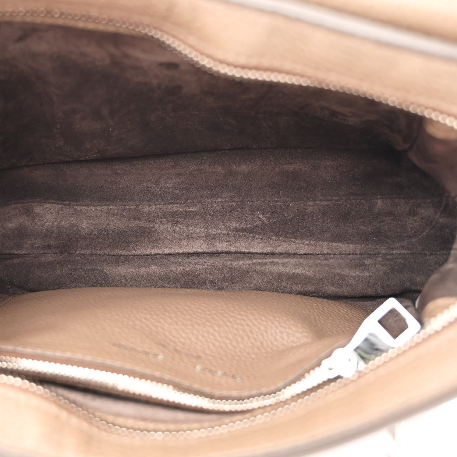 Proenza Schouler Calfskin Medium Beacon Saddle Bag Mushroom 5 of 10