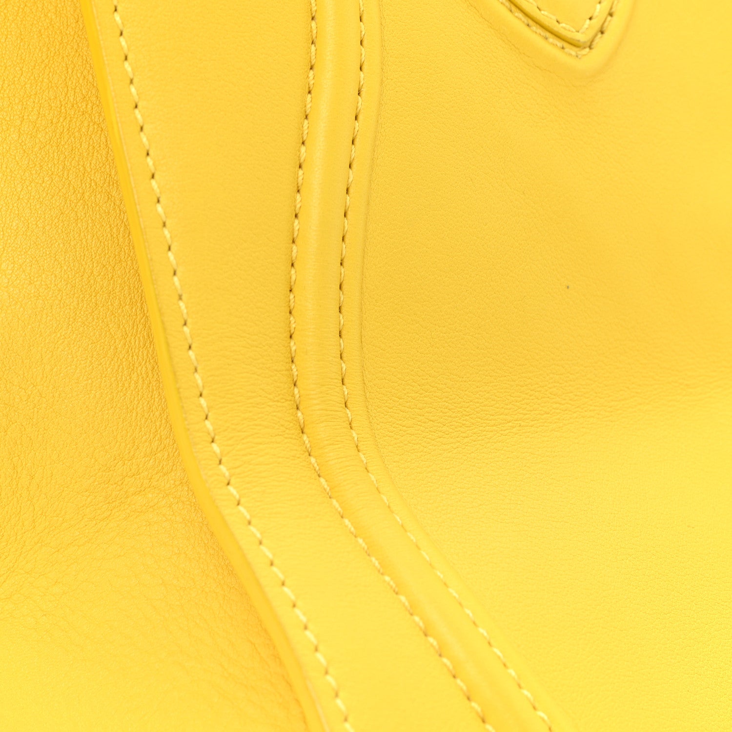 Celine Grained Calfskin Medium Phantom Luggage Sun Yellow 11 of 11