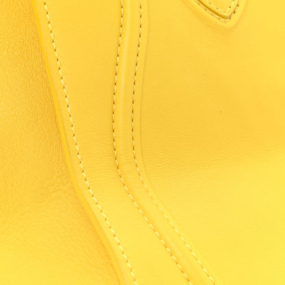 Celine Grained Calfskin Medium Phantom Luggage Sun Yellow 11 of 11