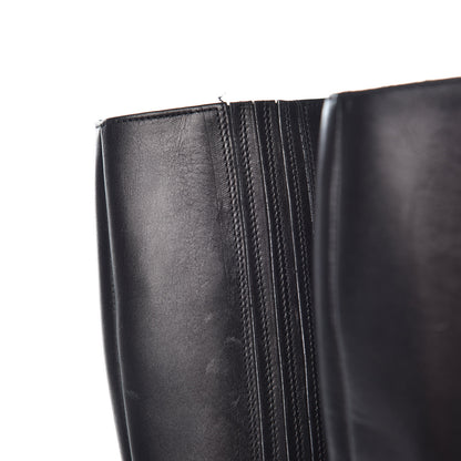 Christian Louboutin Calfskin Miss Tack Alta 100 Boots 37 Black 14 of 18