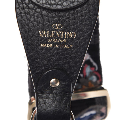 Valentino Garavani Canvas Camubutterfly Rockstud Guitar Strap Multicolor 3 of 4