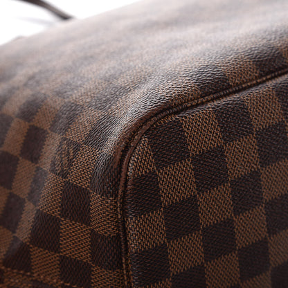 Louis Vuitton Damier Ebene Neo Neverfull MM Rose Ballerine 14 of 15
