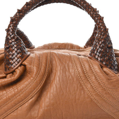 Fendi Nappa Nuvolata Spy Bowler Cognac 10 of 10