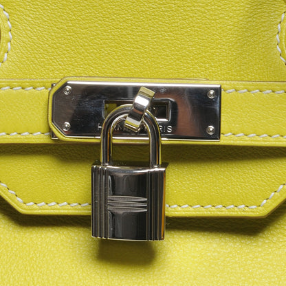 Hermes Swift Candy Birkin 35 Lime 11 of 11