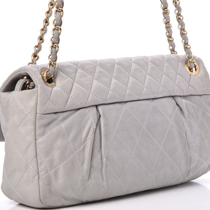 Chanel Iridescent Calfskin Large Chic Quilt Flap Grey 12 of 12