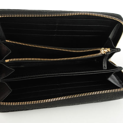 Gucci Guccissima Signature Microguccissima Bree Zip Around Wallet Black 5 of 7
