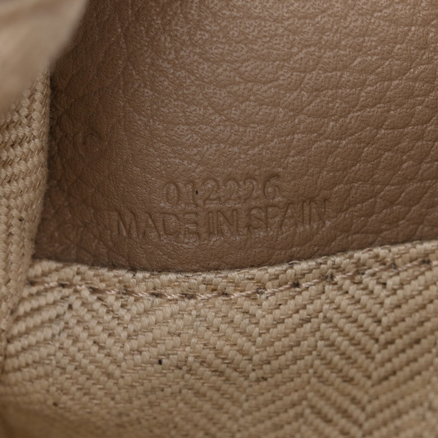 Loewe Grained Calfskin Small Puzzle Bag Sand 7 of 10