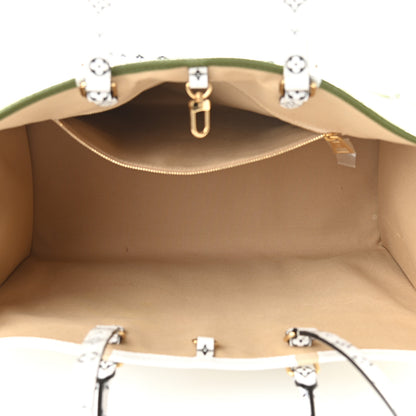 Louis Vuitton Monogram Giant Onthego GM Kaki Beige 5 of 15