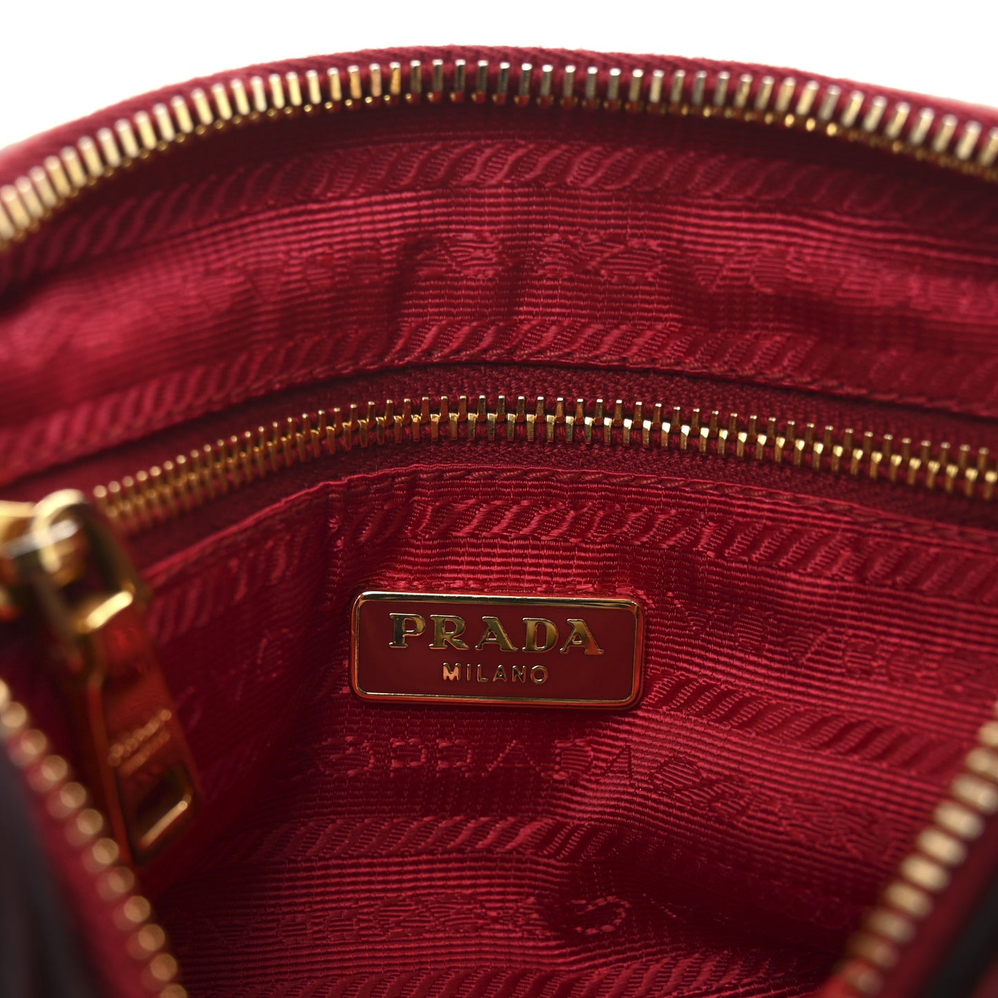 Vitello Daino Pochette Bag Rosso