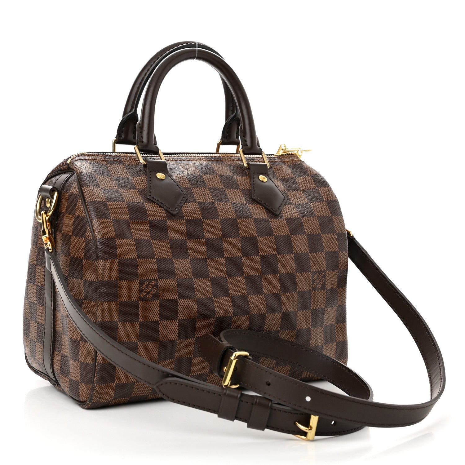 Louis Vuitton Damier Ebene Speedy Bandouliere 25 3 of 10