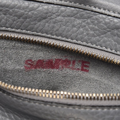 Valentino Garavani Pebbled Calfskin Large Rockstud Flip-Lock Messenger Bag Grey 12 of 14