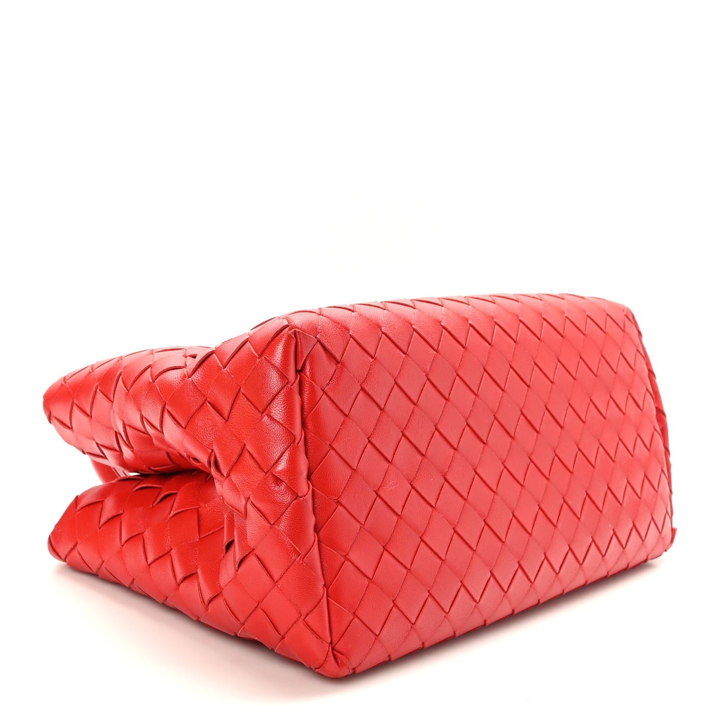 Nappa Intrecciato Tote Bag Red