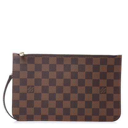 Louis Vuitton Damier Ebene Neverfull MM GM Pochette 1 of 7